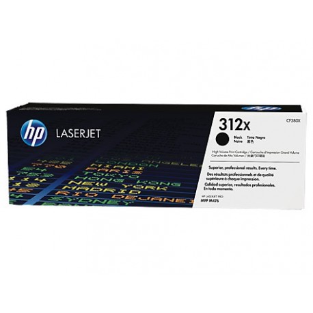 HP 312X juoda didesnes talpos tonerio kasete (CF380X)