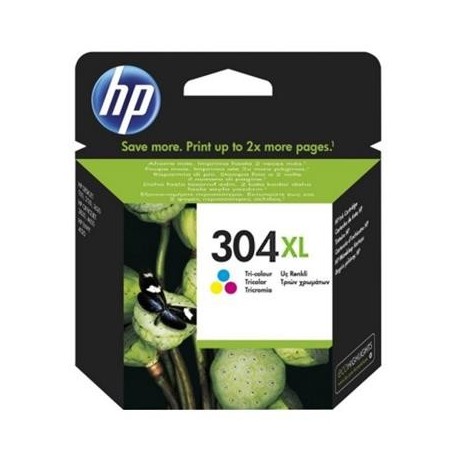 HP 304XL higher capacity multicolored ink cartridge