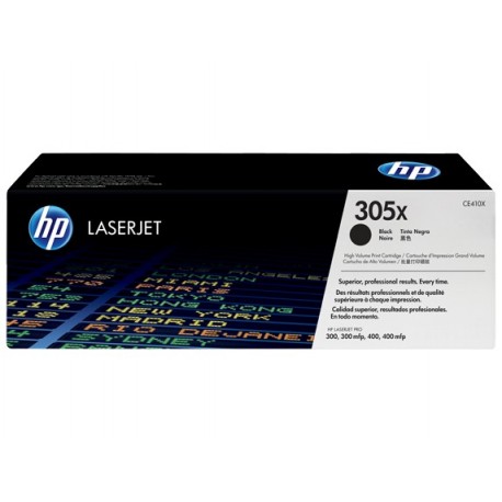 HP 305X higher capacity black toner cartridge (CE410X)