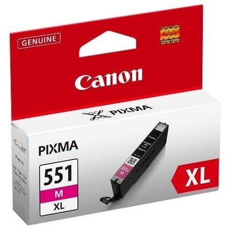 Canon CLI-551MXL didesnės talpos purpurinė rašalo kasetė