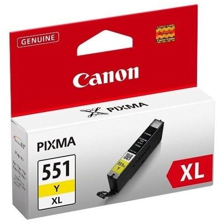Canon CLI-551YXL didesnės talpos geltona rašalo kasetė