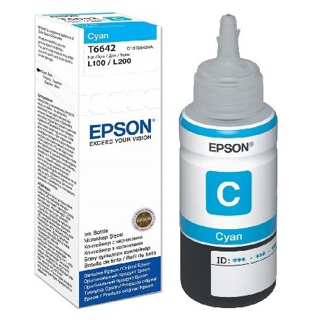 Epson T6642 cyan ink bottle (C13T664240)