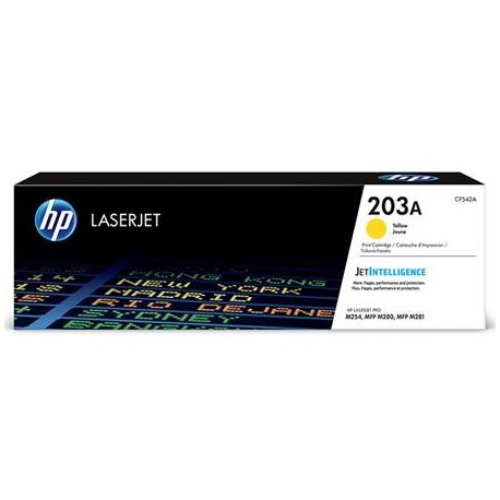 HP 203A yellow toner cartridge (CF542A)