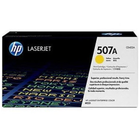 HP 507A yellow toner cartridge (CE402A)