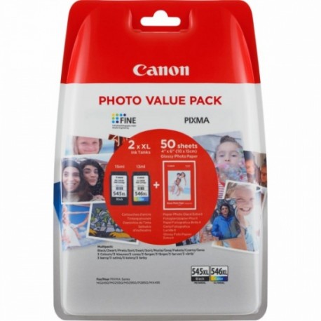 Canon PG-545XL/CL-546XL ink cartridge kit (PG-545XL/CL-546XL)