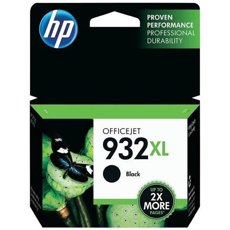 HP 932XL didesnės talpos juoda rašalo kasetė (CN053AE/Nr.932XL)