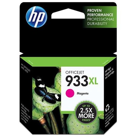 HP 933XL didesnės talpos purpurinė rašalo kasetė (CN055AE/Nr.933XL)