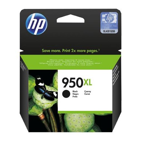 HP 950XL didesnės talpos juoda rašalo kasetė (CN045AE/Nr.950XL)