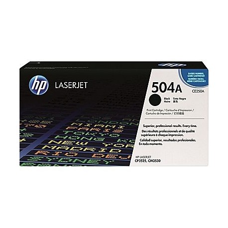 HP 504A black toner cartridge (CE250A)