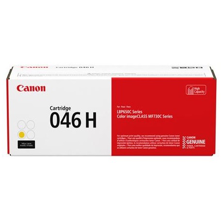 Canon Cartridge 046H higher capacity yellow toner cartridge