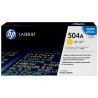 HP 504A yellow toner cartridge