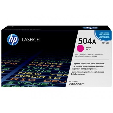 HP 504A magenta toner cartridge (CE253A)