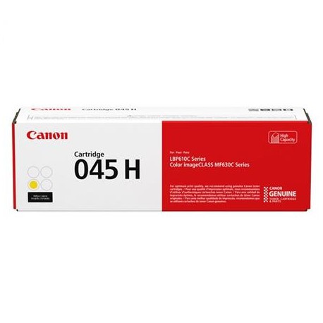 Canon Cartridge 045H higher capacity yellow toner cartridge