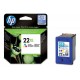 HP 22XL didesnės talpos daugiaspalvė rašalo kasetė (C9352CE/Nr.22XL)