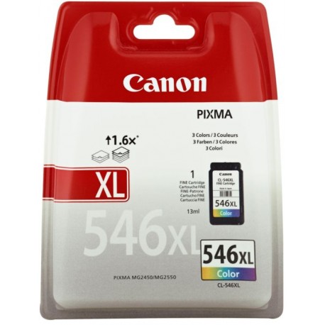 Canon CL-546XL higher capacity multicolored ink cartridge