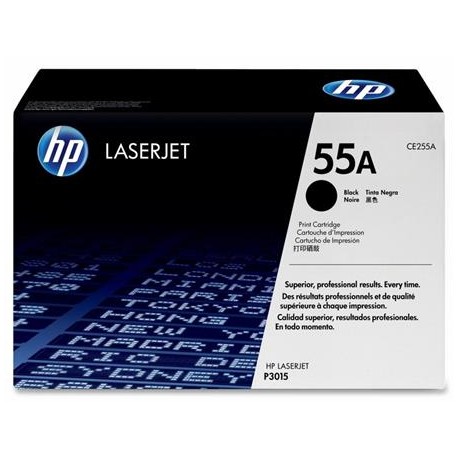 HP 55A black toner cartridge (CE255A)