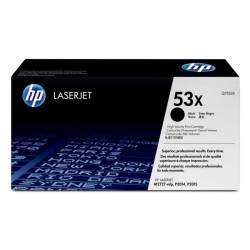 HP 53X didesnės talpos juoda tonerio kasetė (Q7553X)