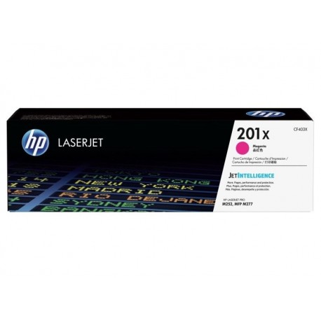 HP 201X higher capacity magenta toner cartridge (CF403X)