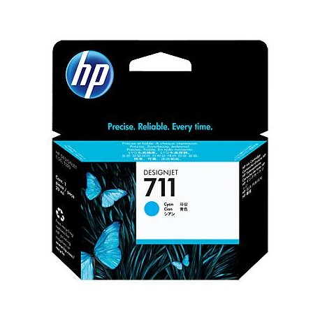 HP 711 žydra rašalo kasetė (CZ130A)