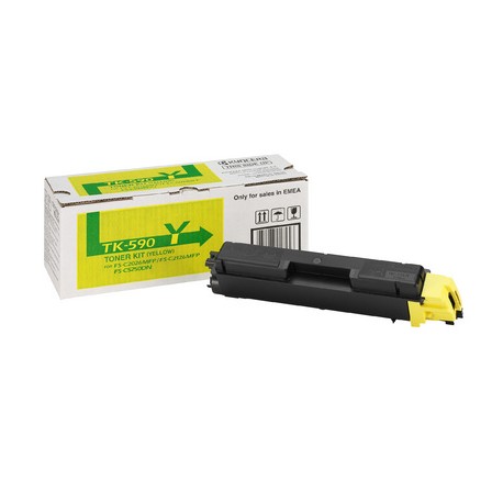 Kyocera TK-590Y yellow toner cartridge (TK-590Y)