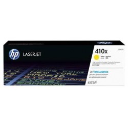 HP 410X geltona didesnės talpos tonerio kasetė (CF412X)