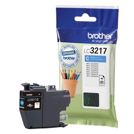 Brother LC3217C cyan ink cartridge (LC3217C)