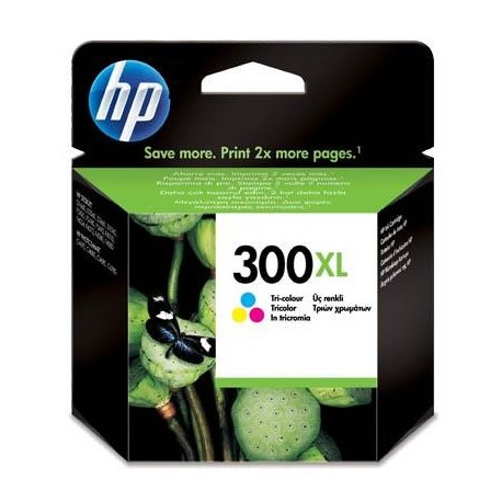 HP 300XL higher capacity multicolored ink cartridge