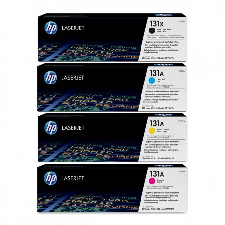 HP 131X/A tonerių kit (CF210X, CF211A, CF212A, CF213A)