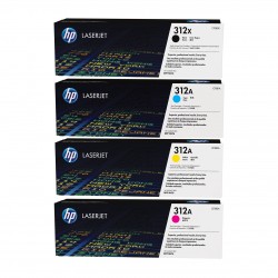 HP 312X/A toner kit (CF380X, CF381A, CF382A, CF383A)