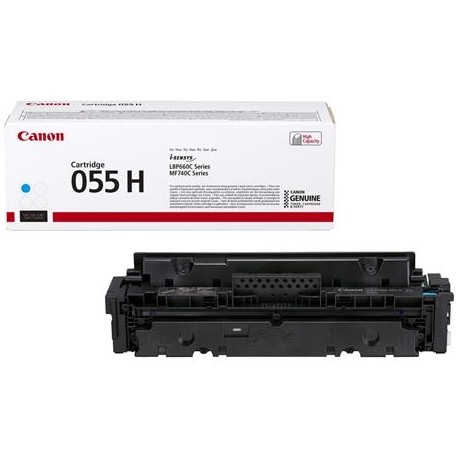 Canon Cartridge 055H higher capacity cyan toner cartridge