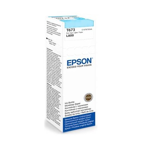 Epson T6735 šviesiai žydro rašalo buteliukas