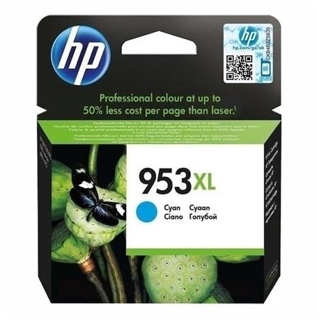 HP 953XL higher capacity cyan ink cartridge (F6U16AE)