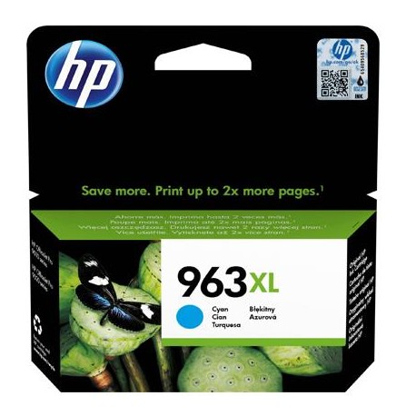 HP 963XL higher capacity cyan ink cartridge (3JA27AE)