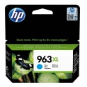 HP 963XL didesnės talpos žydra rašalo kasetė