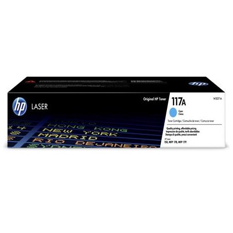 HP 117A cyan toner cartridge (W2071A)