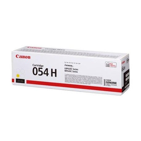 Canon Cartridge 054H didesnės talpos geltona tonerio kasetė