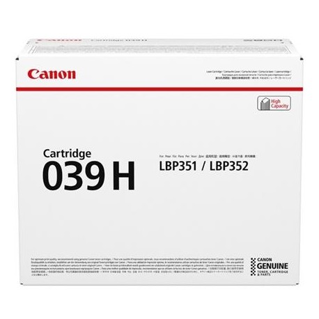 Canon Cartridge 039H higher capacity black toner cartridge