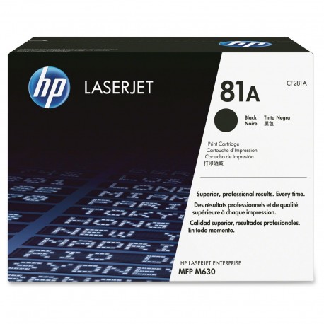 HP 81A black toner cartridge (CF281A)