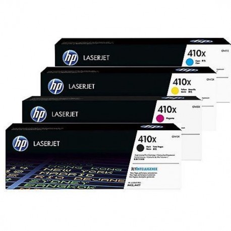 HP 410X higher capacity toner kit (CF410X, CF411X, CF412X