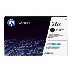 HP 26X juoda didesnės talpos tonerio kasetė (CF226X)