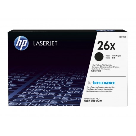 HP 26X higher capacity toner cartridge (CF226X)