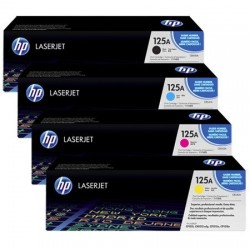 HP 125A toner kit (CB540, CB541A, CB542A, CB543A)