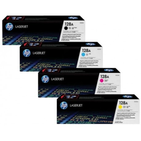 HP 128A toner kit (CE320A, CE321A, CE322A, CE323A)