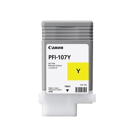 Canon PFI-107Y yellow ink cartridge (PFI-107Y, 6708B001)