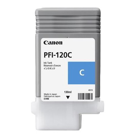 Canon PFI-120C cyan ink cartridge (PFI-120C, 2886C001AA)