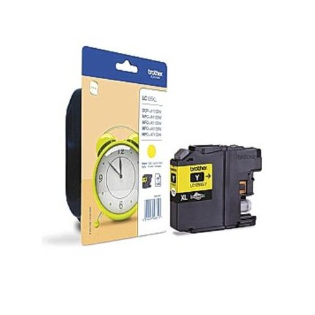 Brother LC125XLY higher capacity yellow ink cartridge (LC125XL)