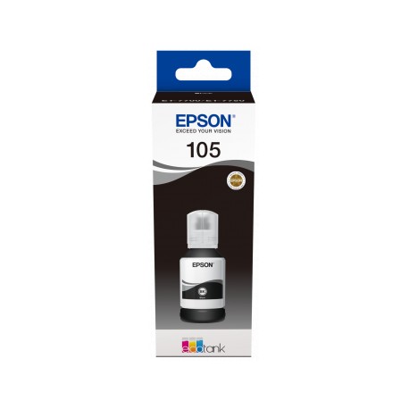 Epson 105 black ink bottle (C13T00Q140)