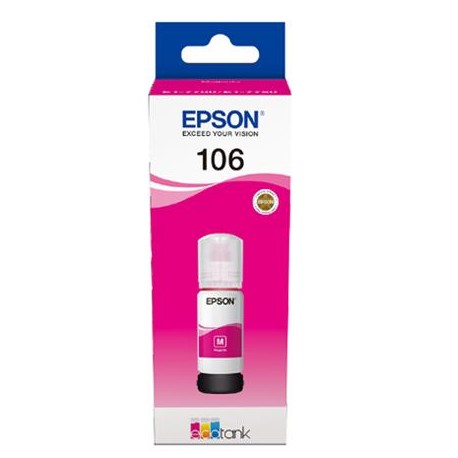 Epson 106 magenta ink bottle (C13T00R340)