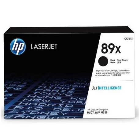 HP 89X higher capacity black toner cartridge (CF289X)