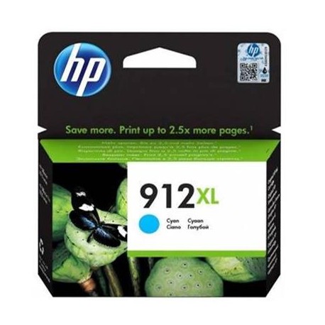 HP 912XL higher capacity cyan ink cartridge